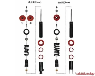 Buddy Club Sport Spec Damper Coilovers Kit Honda S2000 AP1/2 2000-2008 - BC02-SSHAP12