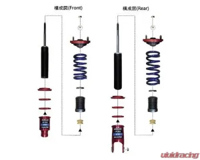 Buddy Club Sport Spec Damper Coilovers Kit EG/EK/DC2 Honda Civic | Acura Integra 1992-2001 - BC02-SSHEG