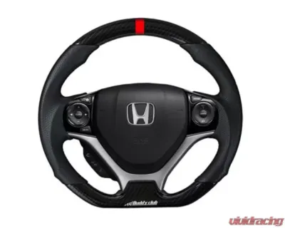 Buddy Club Sport Carbon Steering Wheel Honda Civic 2012-2015 - BC08-RSSWFB-C
