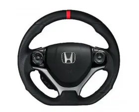 Buddy Club Sport Time Attack (RED) Leather Steering Wheel Honda Civic 2012-2015