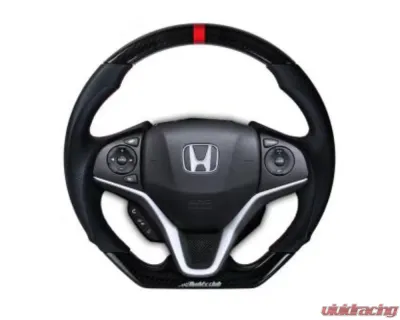 Buddy Club Sport Carbon Style Steering Wheel Honda Fit | HR-V 2015-2022 - BC08-RSSWGK-C