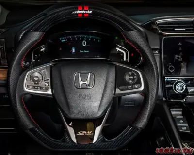 Buddy Club Sport Carbon Steering Wheel Honda CR-V 2017-2018 - BC08-RSSWRW-C