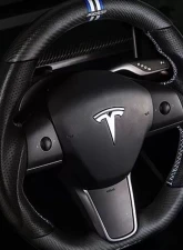 Buddy Club Sport Carbon Steering Wheel Tesla Model 3 | Model Y 2017+                                     - BC08-RSSWTS3-C - Image 6