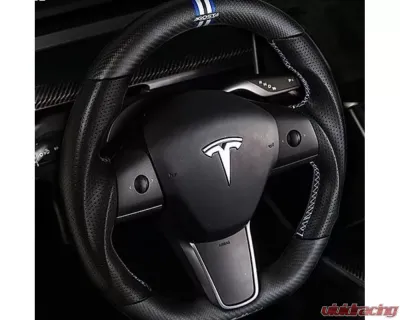 Buddy Club Sport Carbon Steering Wheel Tesla Model 3 | Model Y 2017+ - BC08-RSSWTS3-C
