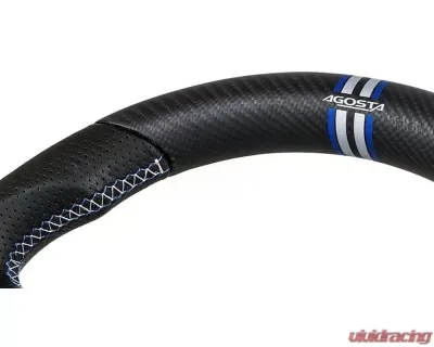 Buddy Club Sport Carbon Steering Wheel Tesla Model 3 | Model Y 2017+ - BC08-RSSWTS3-C