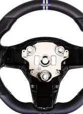 Buddy Club Sport Carbon Steering Wheel Tesla Model 3 | Model Y 2017+                                     - BC08-RSSWTS3-C - Image 5
