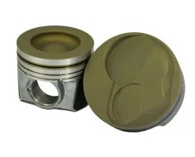 Mahle Cast Aluminum Diesel Piston and Ring Kit 411CID 4.095 X 1.951CH 17.0 TBC Chevrolet Duramax Diesel V8 6.6L 2001-2016