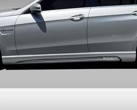2010-2016 Mercedes E Class W212 Eros Version 1 Side Skirts Rocker Panels - 2 Piece