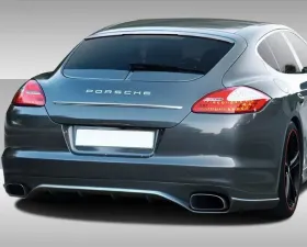 2010-2013 Porsche Panamera Eros Version 2 Rear Lip Under Spoiler Air Dam - 1 Piece