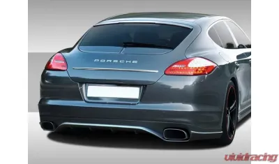 2010-2013 Porsche Panamera Eros Version 2 Rear Lip Under Spoiler Air Dam - 1 Piece - 119564