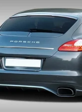2010-2013 Porsche Panamera Eros Version 2 Rear Lip Under Spoiler Air Dam - 1 Piece                                     - 119564 - Image 2