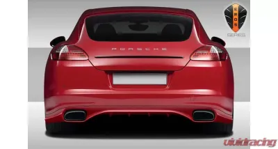 2010-2013 Porsche Panamera Eros Version 2 Rear Lip Under Spoiler Air Dam - 1 Piece - 119564