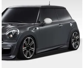 2007-2013 Mini Cooper Hatchback R56 2009-2015 Cooper convertible R57 2012-2015 Cooper Coupe / Roadster R58 R59 Duraflex DL-R Side Skirt Splitters - 2 Piece