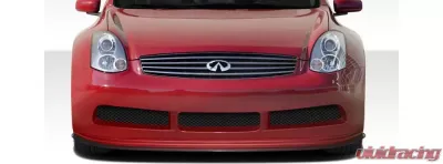 2003-2007 Infiniti G Coupe G35 Duraflex GT500 Wide Body Front Under Spoiler Air Dam Lip Splitter - 1 Piece - 119569