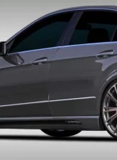 2010-2016 Mercedes E Class W212 Eros Version 1 Side Skirts Rocker Panels - 2 Piece                                     - 107798 - Image 2