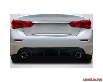 2014-2017 Infiniti Q50 Carbon Creations VIP Rear Diffuser - 1 Piece - 114323