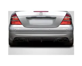 2003-2006 Mercedes E55 W211 Carbon Creations L Sport Rear Diffuser - 1 Piece