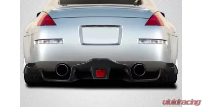 2003-2008 Nissan 350Z Z33 Carbon Creations F1 Rear Diffuser - 5 Piece ( fits G35 2DR / G37 2DR / 370Z ) - 119809