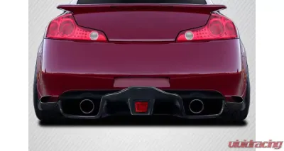 2003-2008 Nissan 350Z Z33 Carbon Creations F1 Rear Diffuser - 5 Piece ( fits G35 2DR / G37 2DR / 370Z ) - 119809