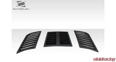 2003-2006 Nissan 350Z Z33 Duraflex GT1 Hood Vents - 3 Piece - 119811