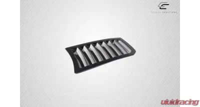 2003-2006 Nissan 350Z Z33 Carbon Creations GT1 Hood Vents - 3 Piece - 119812