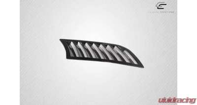 2003-2006 Nissan 350Z Z33 Carbon Creations GT1 Hood Vents - 3 Piece - 119812