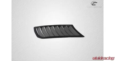 2003-2006 Nissan 350Z Z33 Carbon Creations GT1 Hood Vents - 3 Piece - 119812