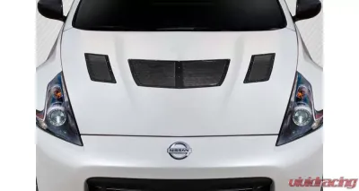 2009-2020 Nissan 370Z Z34 Carbon Creations GT1 Hood Vents - 3 Piece - 119814