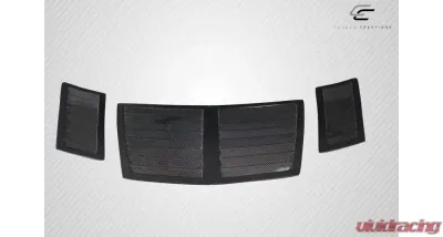 2009-2020 Nissan 370Z Z34 Carbon Creations GT1 Hood Vents - 3 Piece - 119814