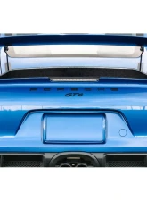 2014-2016 Porsche 981 Cayman Carbon Creations GT4 Look Ducktail Rear Wing Spoiler - 1 Piece                                     - 116682 - Image 5