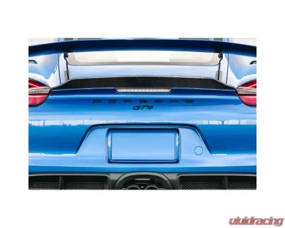 2014-2016 Porsche 981 Cayman Carbon Creations GT4 Look Ducktail Rear Wing Spoiler - 1 Piece - 116682