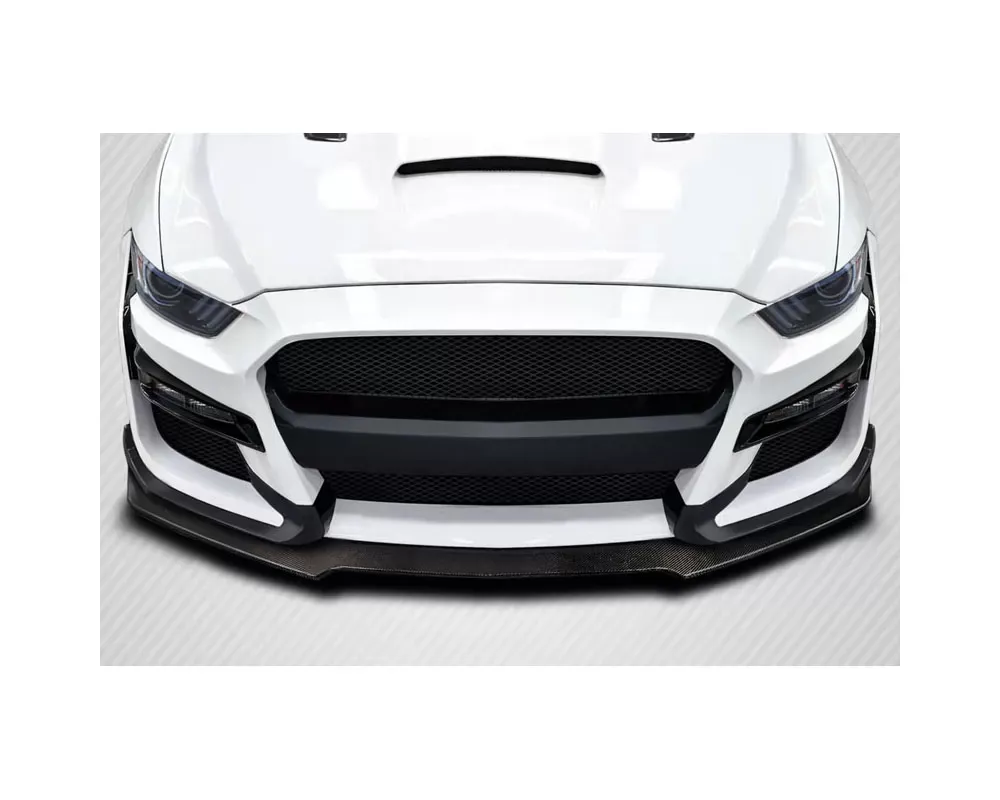 2015-2017 Ford Mustang Carbon Creations GT500 Look Front Lip Spoiler Air Dam - 1 Piece - 116689