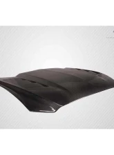 2015-2017 Ford Mustang Carbon Creations TS 1 Hood - 1 Piece                                     - 116691 - Image 4