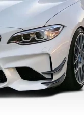 2016-2021 BMW M2 F87 Duraflex GT4 Look Front Bumper Canards - 4 Piece                                     - 119839 - Image 8