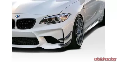 2016-2021 BMW M2 F87 Duraflex GT4 Look Front Bumper Canards - 4 Piece - 119839