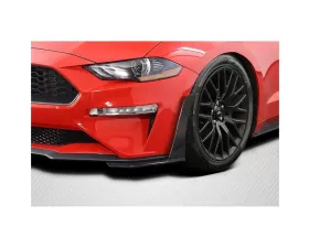 2018-2023 Ford Mustang Carbon Creations Z1 Front Lip Spoiler Air Dam - 2 Pieces ( Non performance model )