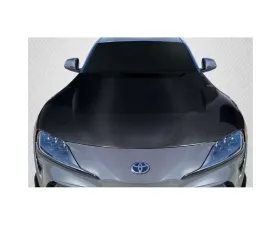 2020-2024 Toyota Supra A90 Carbon Creations OEM Look Hood - 1 Piece