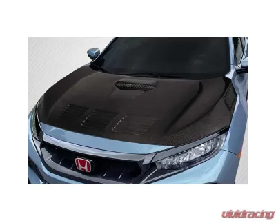 2017-2021 Honda Civic TypeR Carbon Creations EVS Hood - 1 Piece - 116758