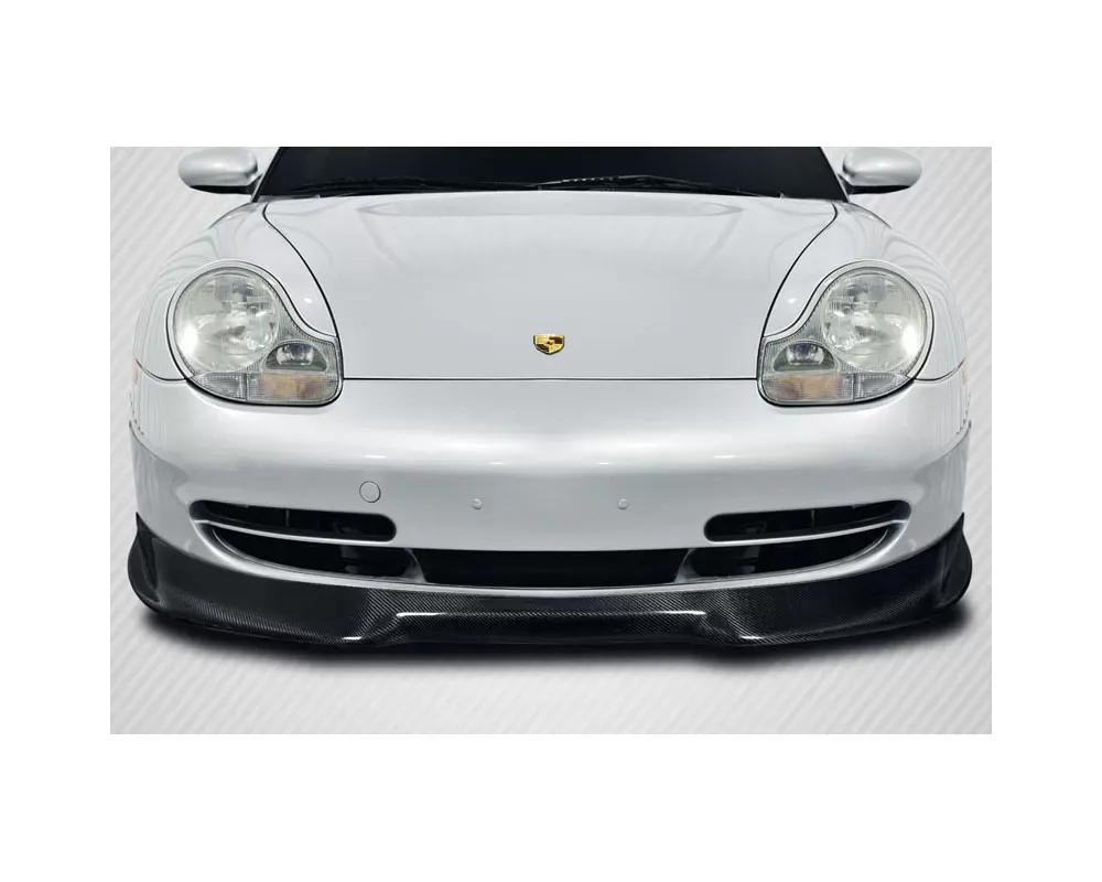 1999-2001 Porsche 996 Carrera Carbon Creations CGS Front Lip Spoiler Air Dam (Non Turbo) - 1 Piece - 116782
