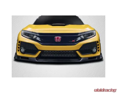 2017-2021 Honda Civic Type R Carbon Creations EVS Front Lip Spoiler Air Dam - 1 Piece - 116853