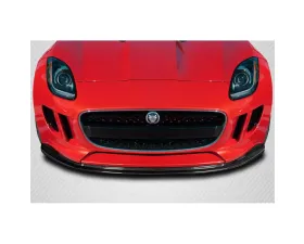 2014-2017 Jaguar F-Type Carbon Creations Max Front Lip Spoiler Air Dam - 1 Piece