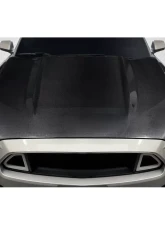 2015-2017 Ford Mustang Carbon Creations OEM Look Hood - 1 Piece                                     - 116897 - Image 4