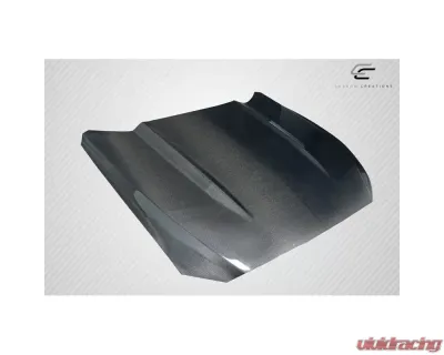 2015-2017 Ford Mustang Carbon Creations OEM Look Hood - 1 Piece - 116897