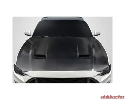 2018-2023 Ford Mustang Carbon Creations OEM Look Hood - 1 Piece - 116898