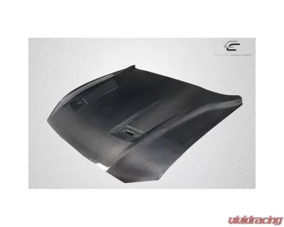 2018-2023 Ford Mustang Carbon Creations OEM Look Hood - 1 Piece - 116898