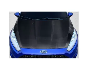 2014-2019 Ford Fiesta Carbon Creations OEM Look Hood - 1 Piece