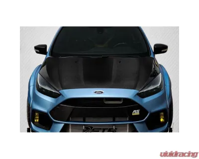 2015-2018 Ford Focus Carbon Creations OEM Look Hood - 1 Piece - 116900