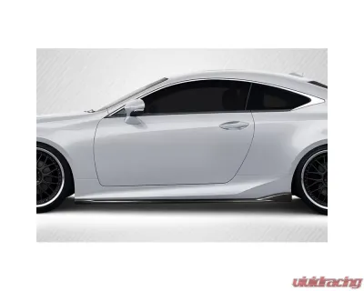 2015-2018 Lexus RC Series RC200T RC350 Carbon Creations SBZ Side Skirt Rocker Panel Splitters - 2 Pieces - 117004