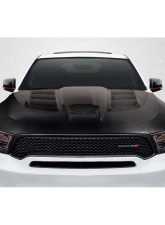 2011-2023 Dodge Durango Carbon Creations Viper Hood - 1 Piece                                     - 117019 - Image 9