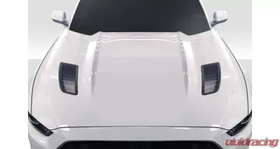 2015-2023 Ford Mustang GT350 Duraflex GT1 Side Hood Vents - 2 Piece - 119874